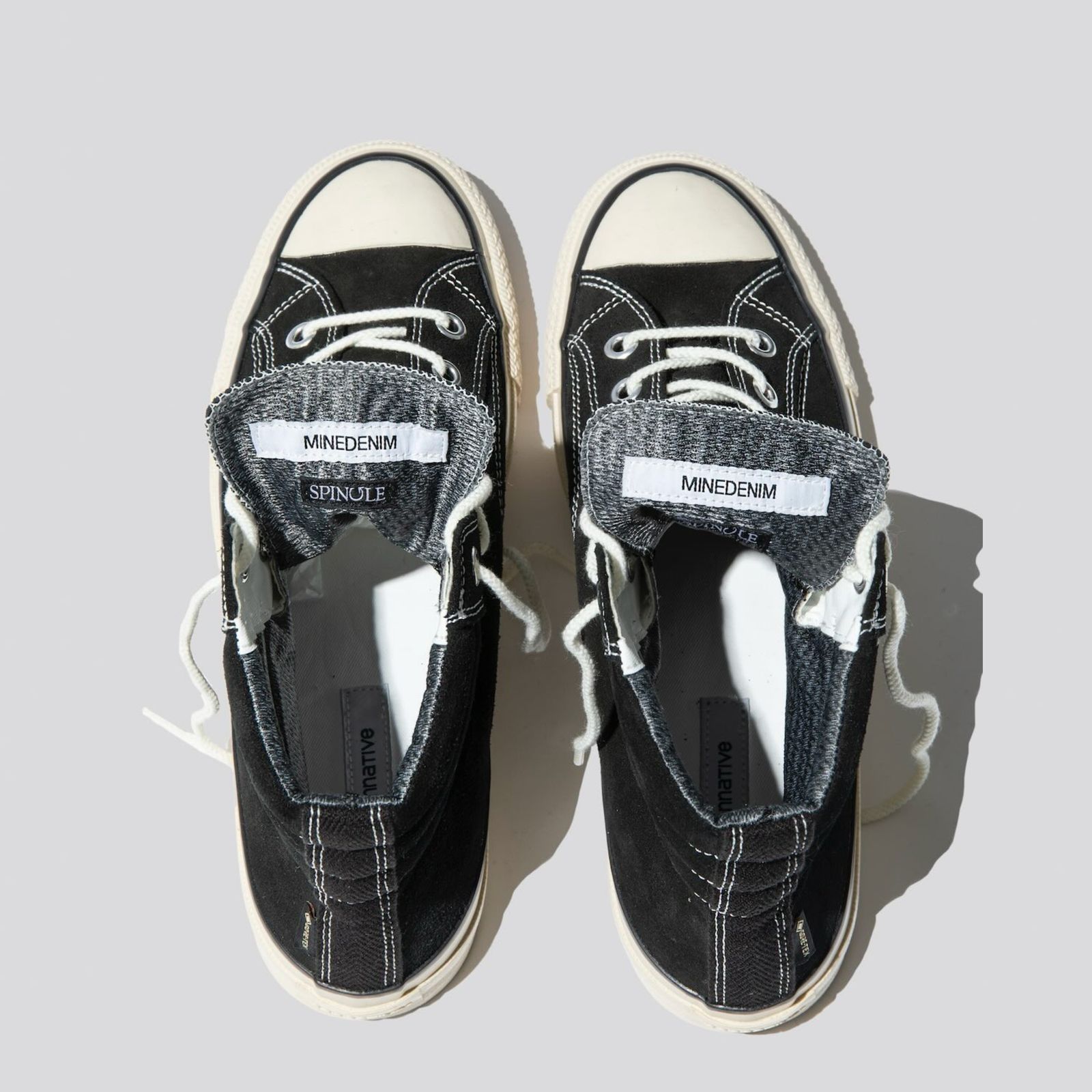 MINEDENIM × nonnative （WHT×BLK）｜ノンネイティブ スニーカー｜NN-F4753