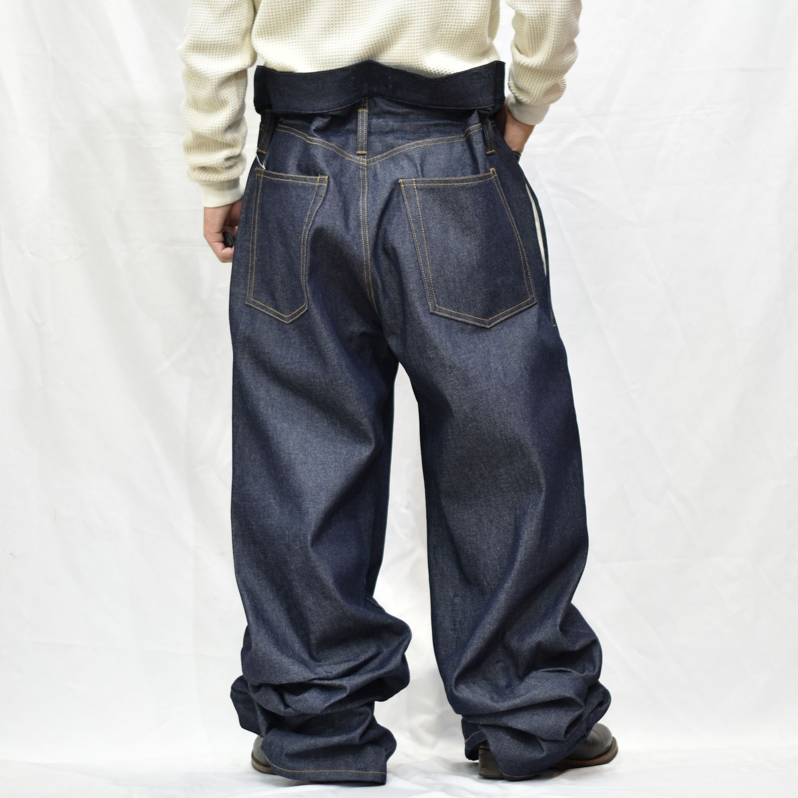 FACETASM - SUPER BIG DENIM PANTS (INDIGO) | chord online store