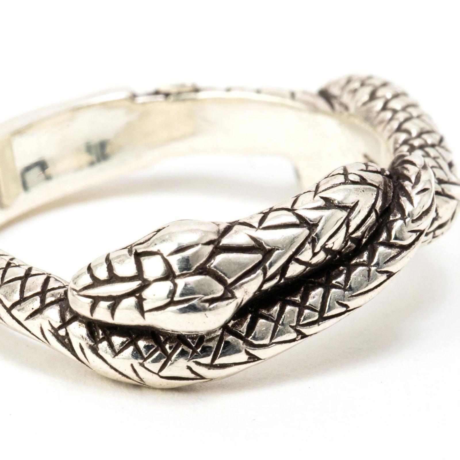 × D.O.D SILVER SNAKE NARROW RING ＜EXCLUSIVE＞ (SILVER)｜× ディーオーディー スネーク ナローリング｜CL-25AW003JW EX