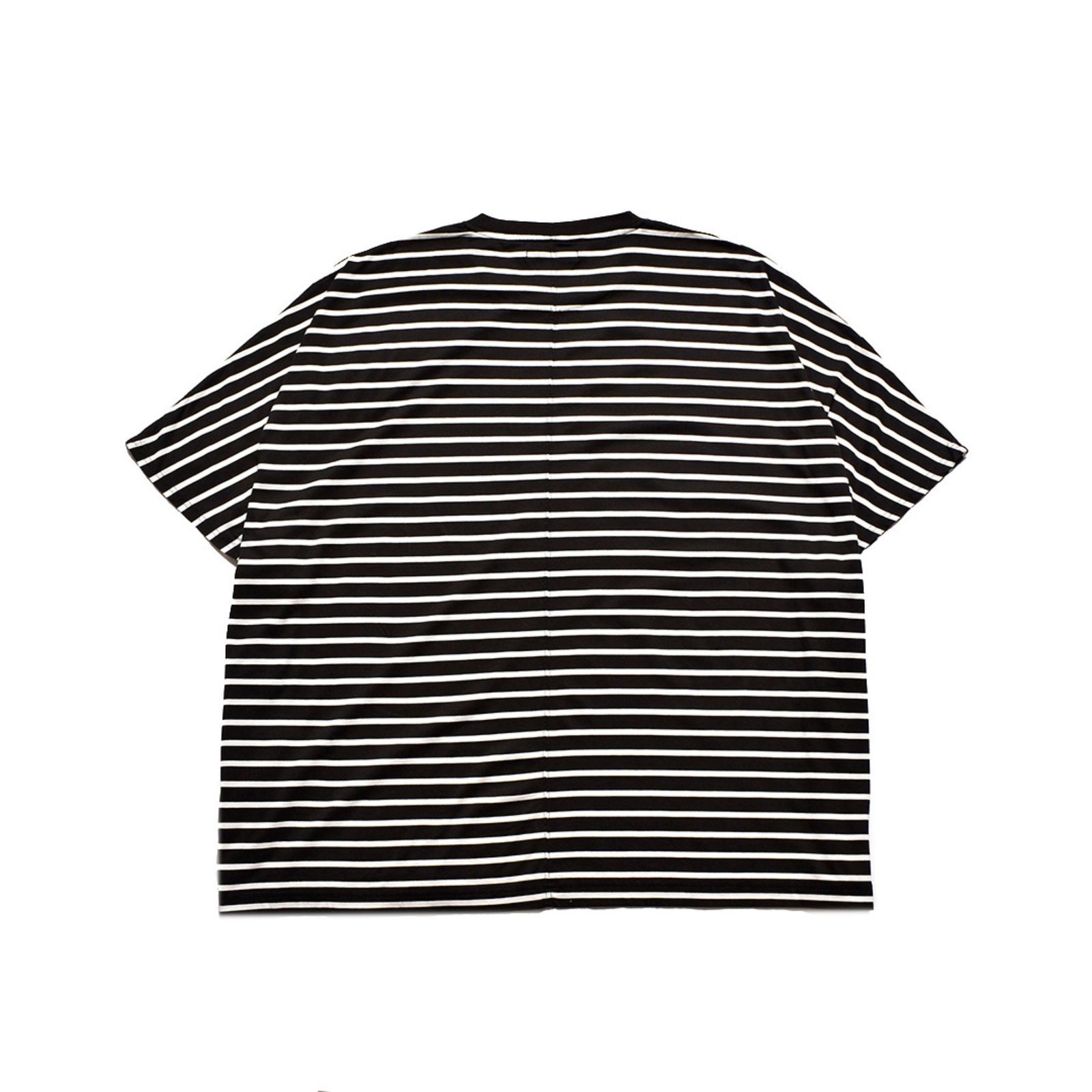 Square Big Border T-SH （BLK） ビッグボーダーTシャツ （ブラック）
