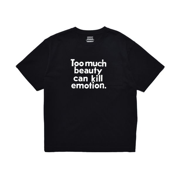 Too Much beauty TEE （BLK） プリント Tシャツ （ブラック）｜MDFBF08402