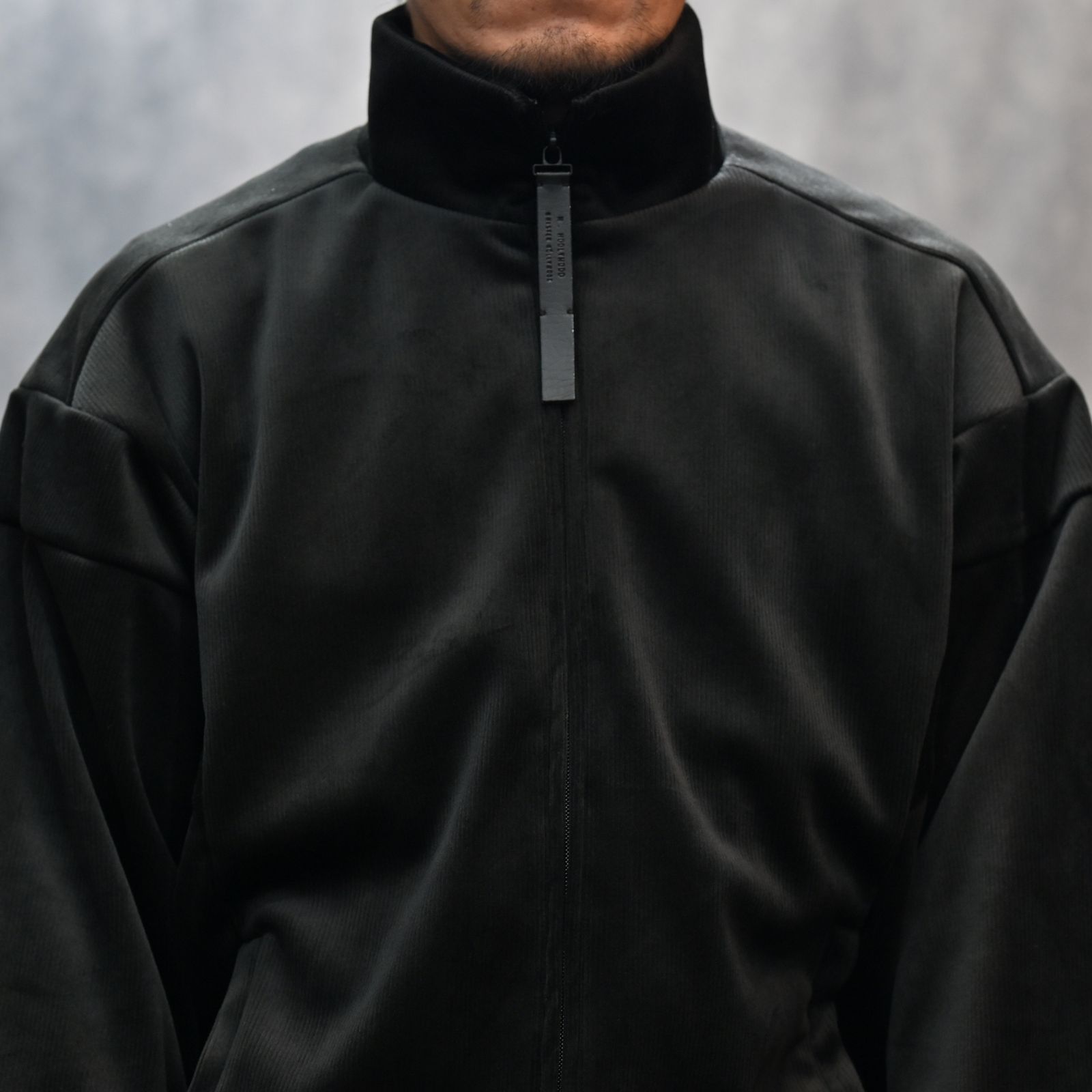 TRACK JACKET （BLACK）｜コーデュロイ トラックジャケット｜2252-BL08-008