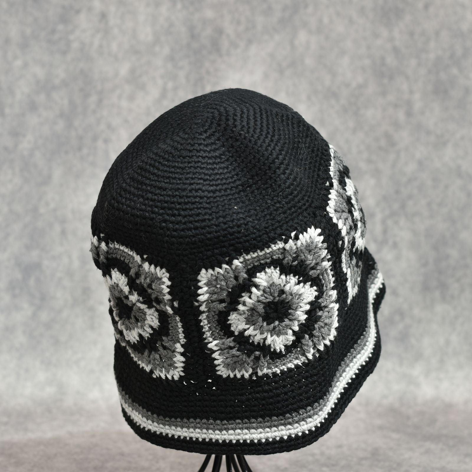 再入荷｜Crochet Hat "SUNBIRD" (BLACK)｜クロシェハット｜X01001