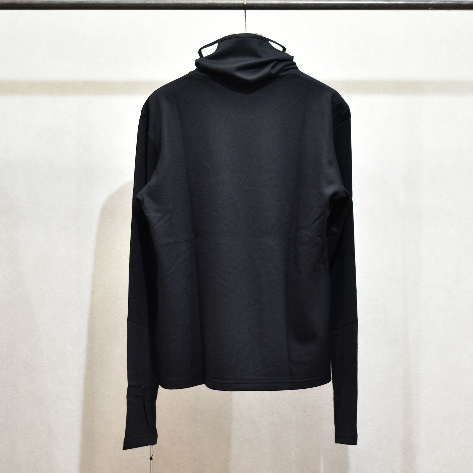 WOOL JERSEY COWL NECK TOP"