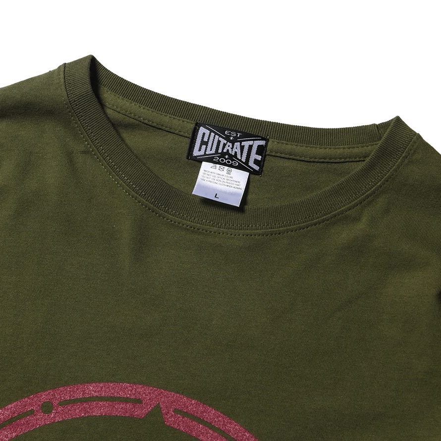 CUTRATE BEACH CITY CA DROPSHOULDER S/S -T-SHIRT (CITY GREEN)