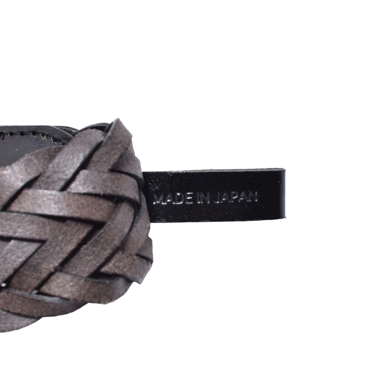 Leather Semi Wide Mesh Belt （BLK）｜レザーメッシュベルト｜MDLBT003