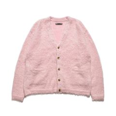 Shaggy Mohair Knit Cardigan （PNK） / シャギー モヘアニット カーディガン