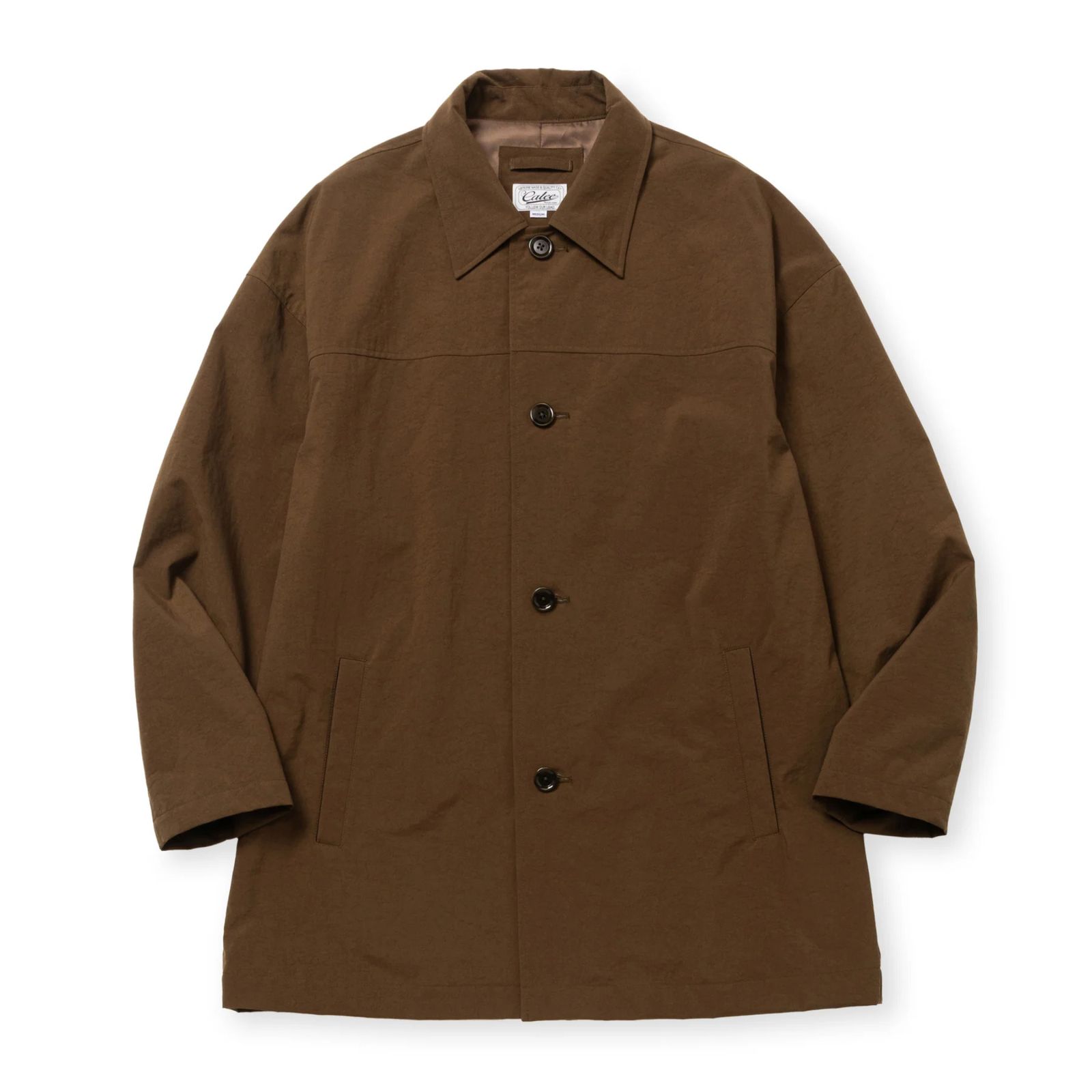 VINTAGE NYLON OXFORD HALF COAT (BROWN) / ヴィンテージ ナイロン オックスフォード ハーフコート
