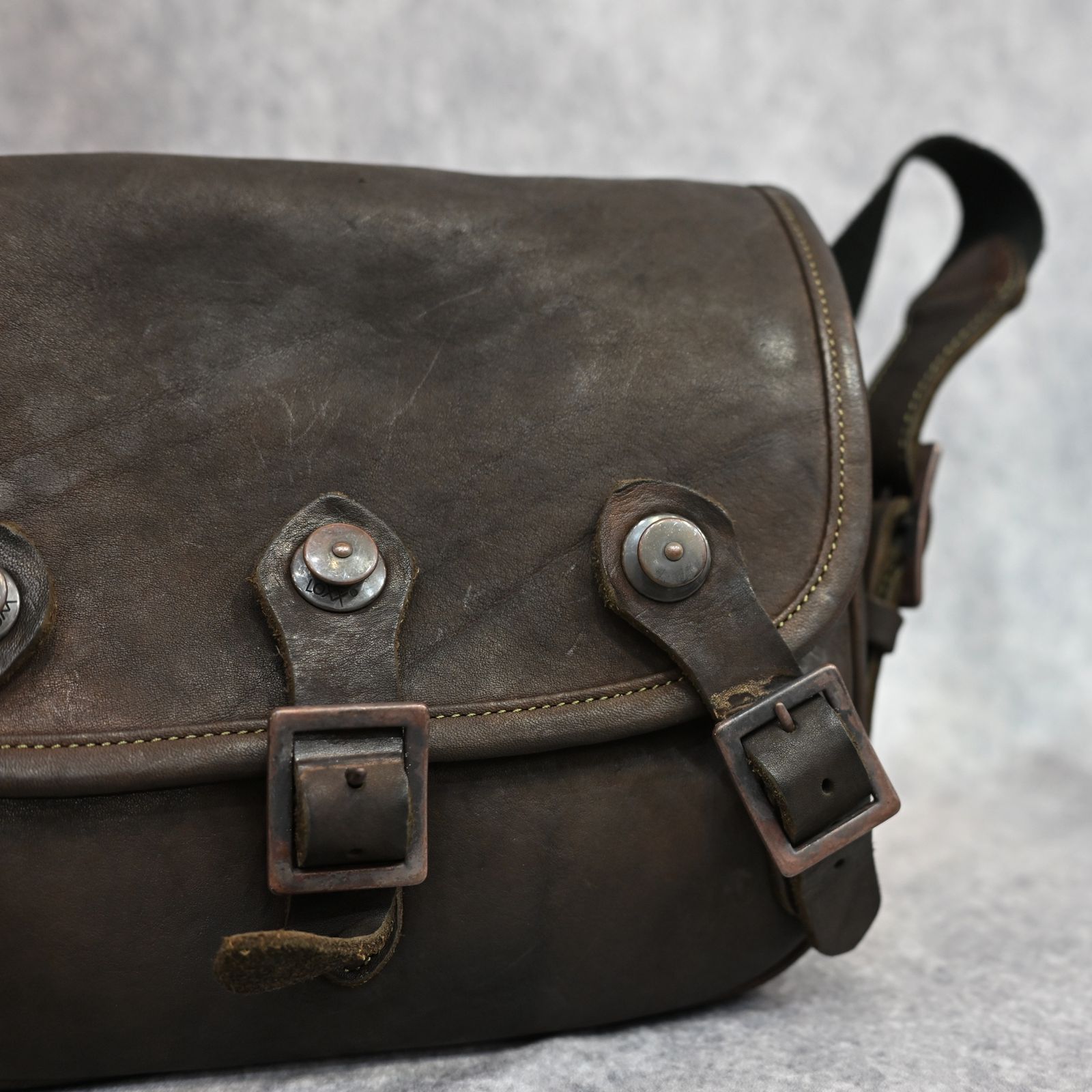 JPショルダー製品染め カートリッジBAG （KHAKI）｜92-36
