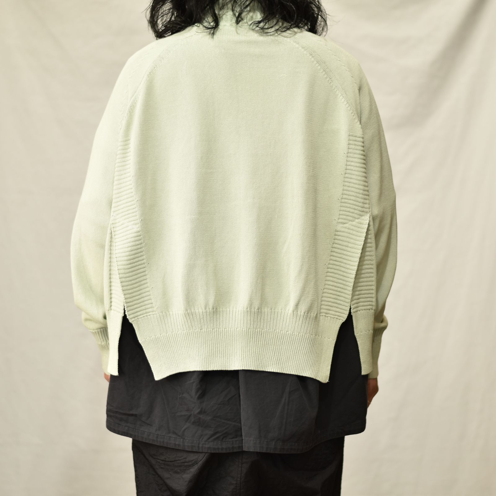 ハイネックニットブルゾン / LB23SS-KNBL01 (SPRING GREEN)