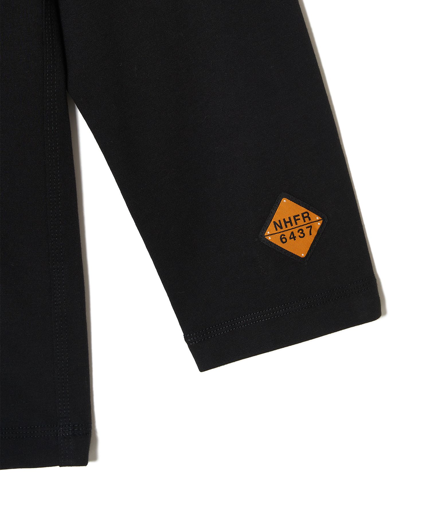LONG SLEEVE T-SHIRT (BLACK) -  ロングスリーブ カットソー （ブラック） 1242-CS04-003