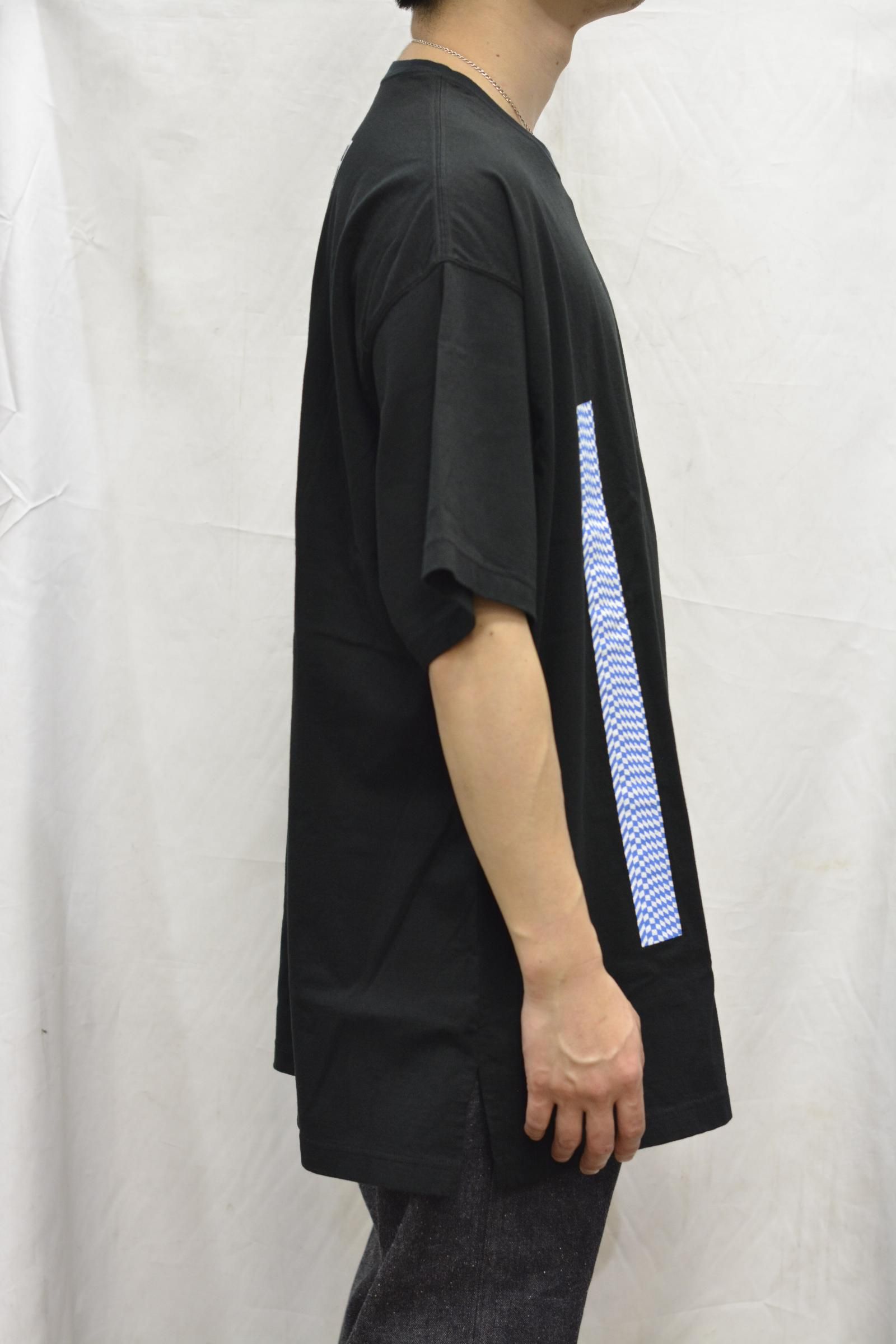 BARCODE PRINT TEE (BLACK)