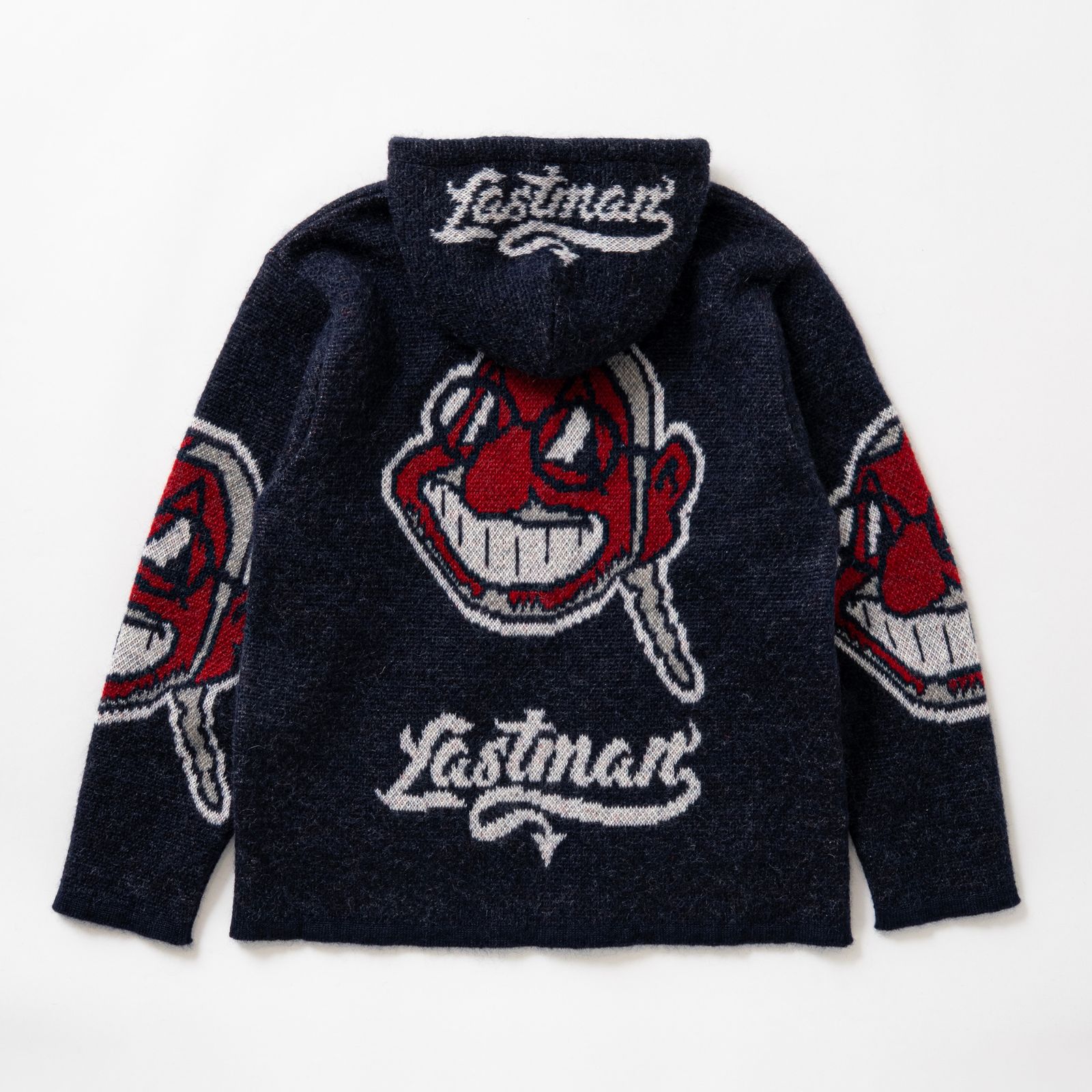 LM Mohair Parka （NAVY / ネイビー） モヘアニット パーカー｜SAN-A-016N