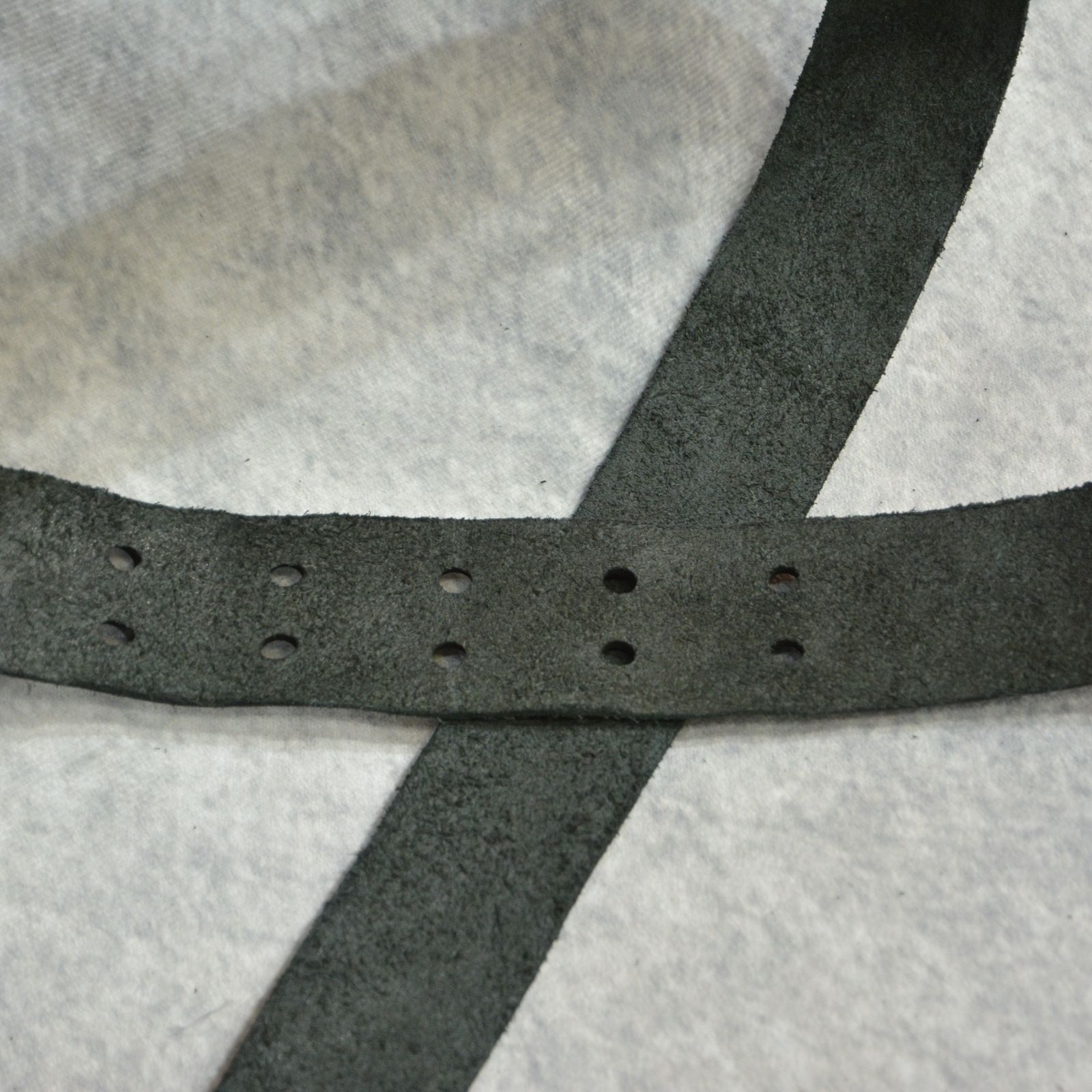 ジャパンショルダー 製品染め2ピンベルト （BLACK / ブラック） 318-42