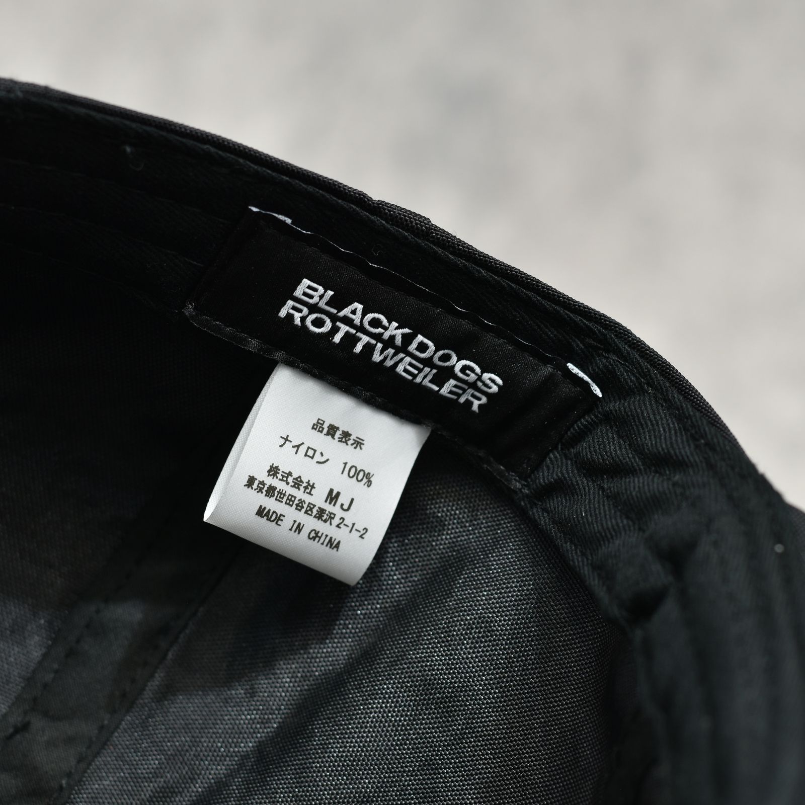 × MAGIC NUMBER RWMN CAP （BLACK）｜× マジック ナンバー キャップ｜RW26S0730
