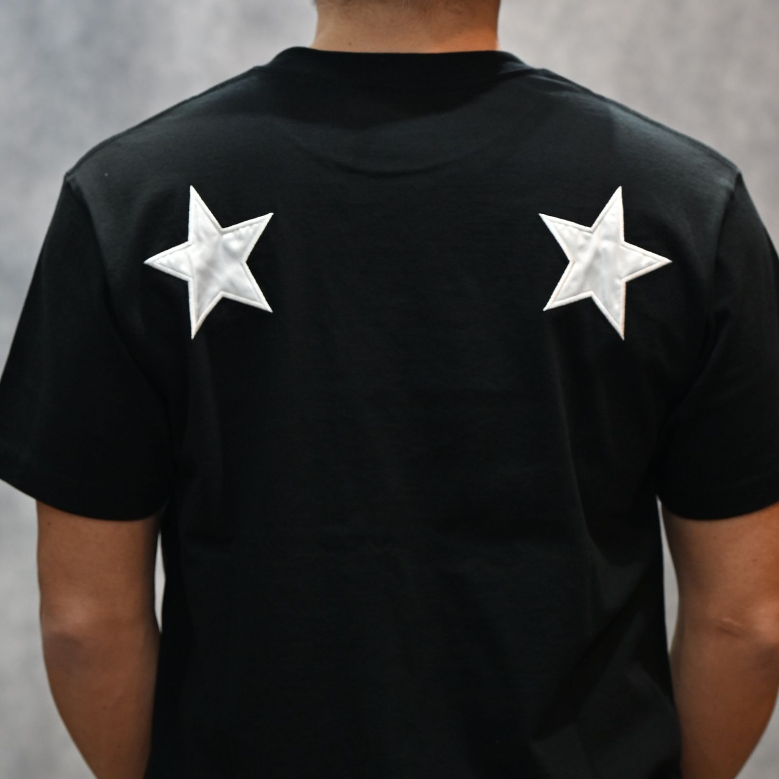 × M&M CUSTOM PERFORMANCE Star Embroidery Pocket Tee （BLK）｜× エムアンドエムカスタムパフォーマス 星刺繍 ポケットTシャツ｜MND-MM41