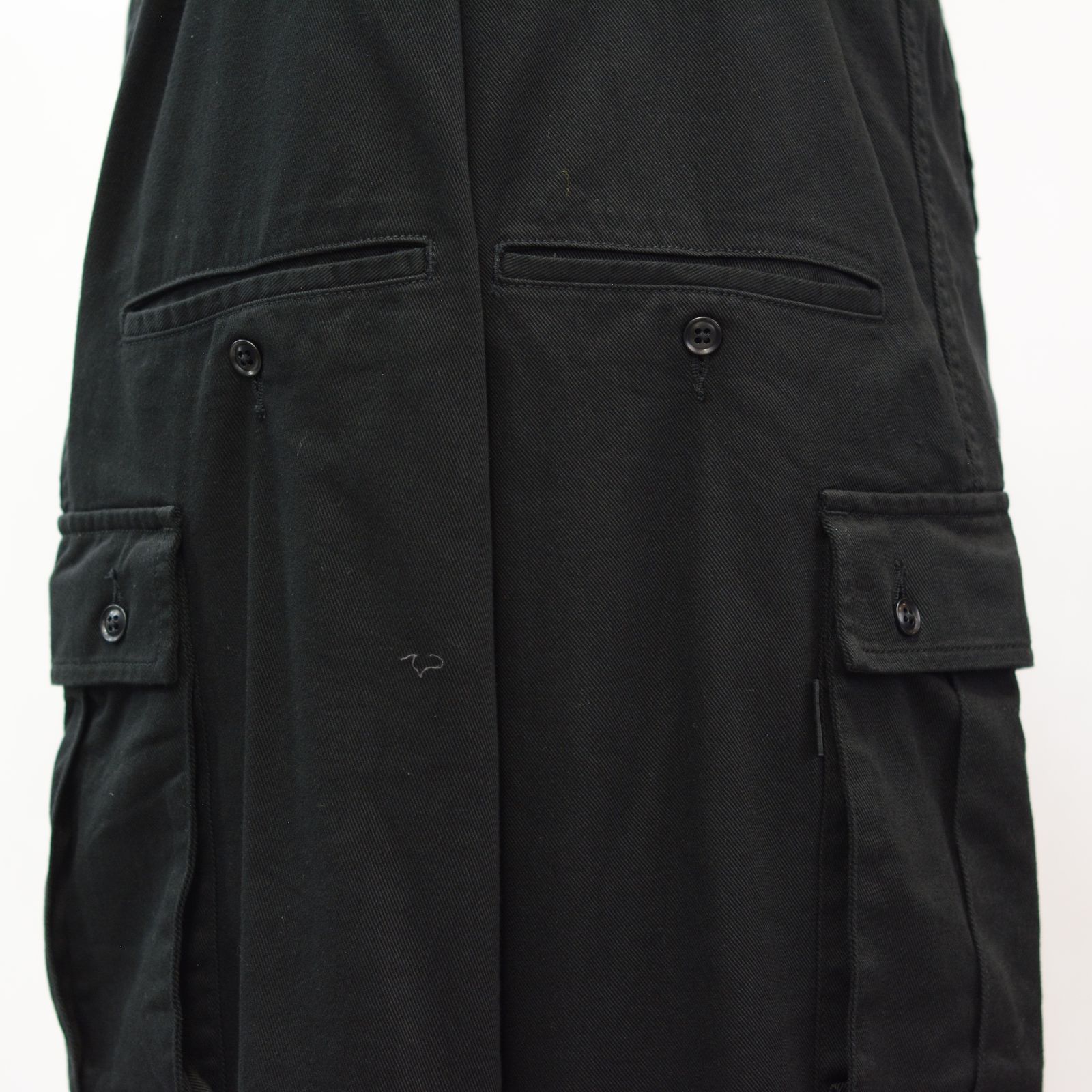 yohji yamamoto - M-WORK OVERALL (BLACK) オーバーオール | chord