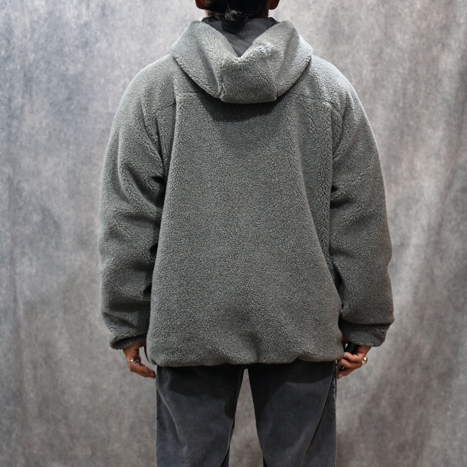 HOODED BLOUSON （GRAY）｜フーディーブルゾン ジップパーカー｜2252-BL05-002