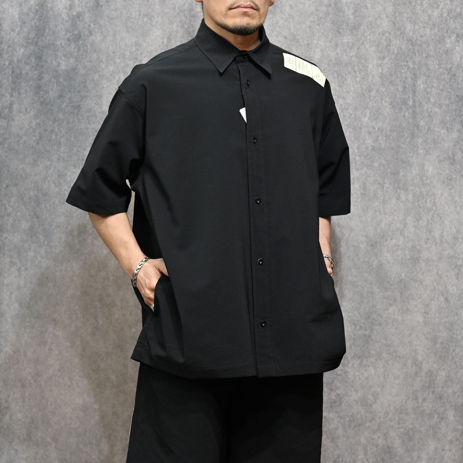HALF SLEEVE SHIRT （BLACK / ブラック）｜半袖 シャツ｜9261-SH50-002