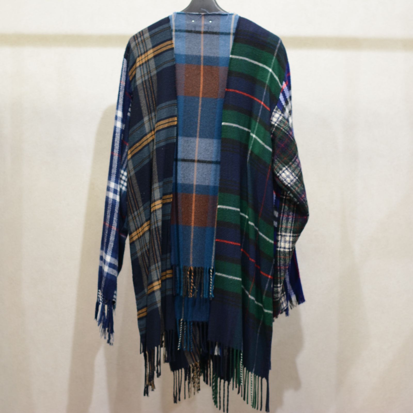 OLD PARK×MINEDENIM Check MufflerCardigan