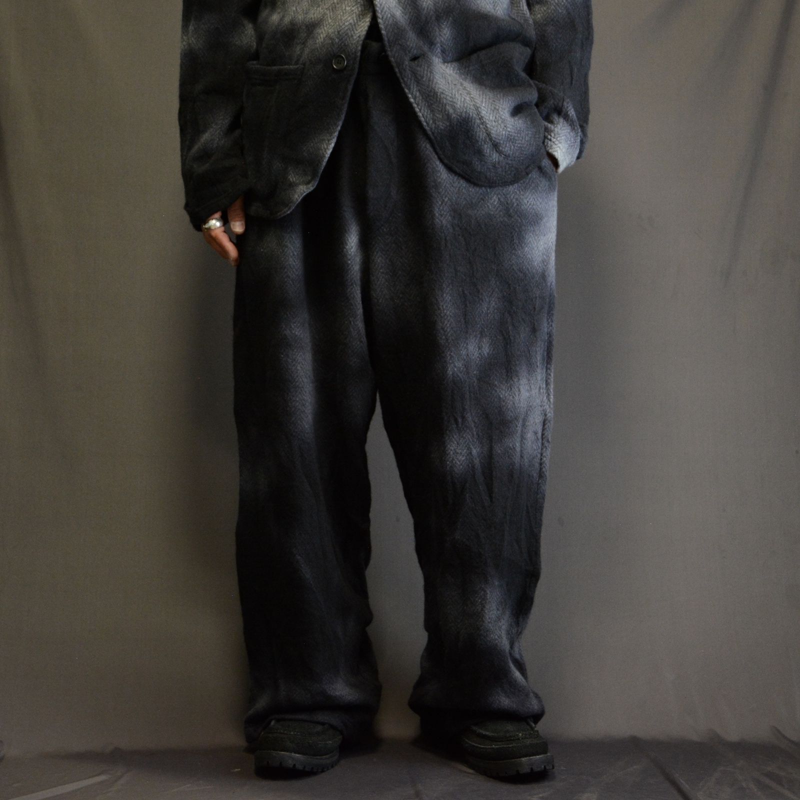 1/12 SEANA HERRINGBONE PANTS (BROWN) / ヘリンボーン パンツ （ブラウン）