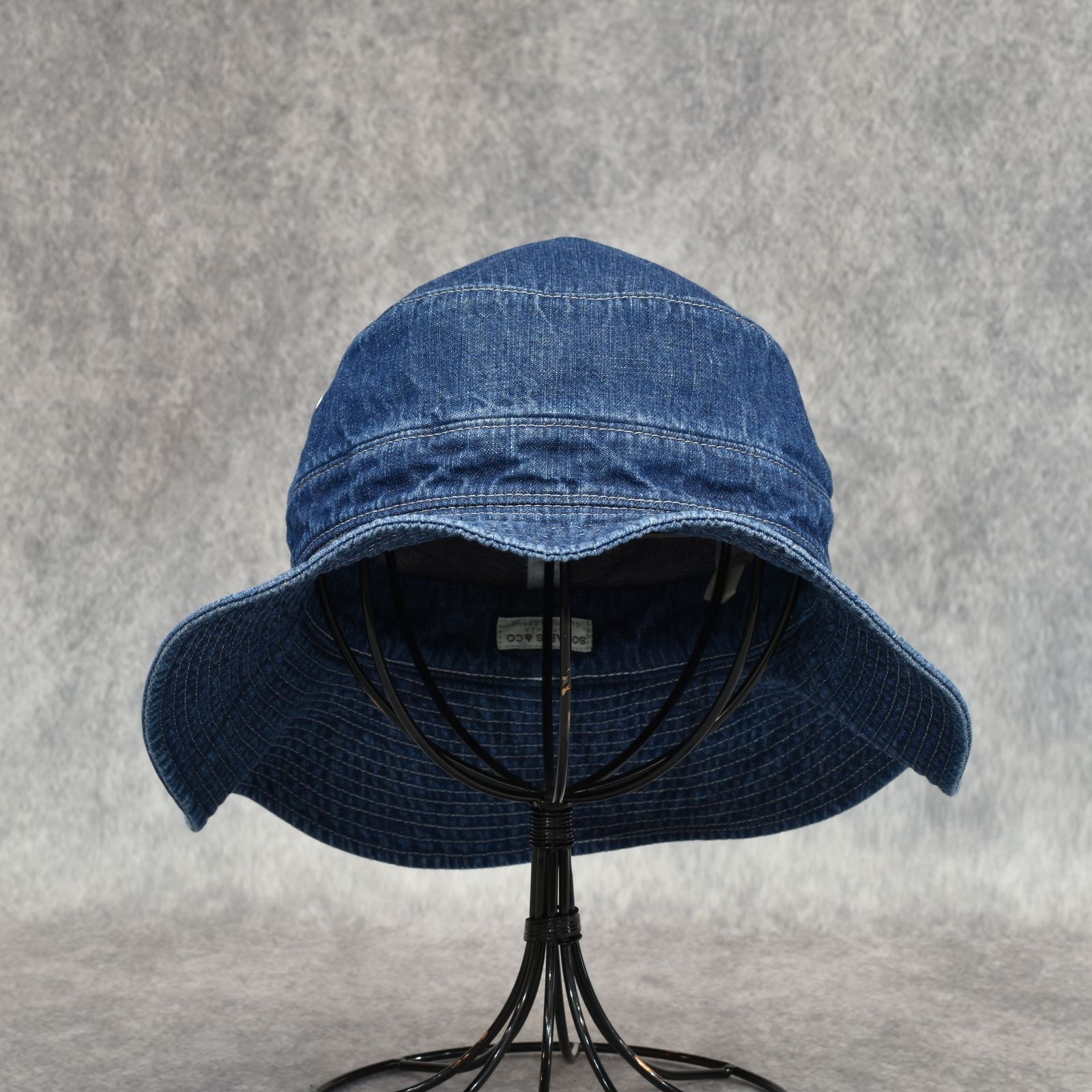 8oz Denim Jungle Hat "BARNES" (FADE WASH)｜ジャングルハット｜Y01007