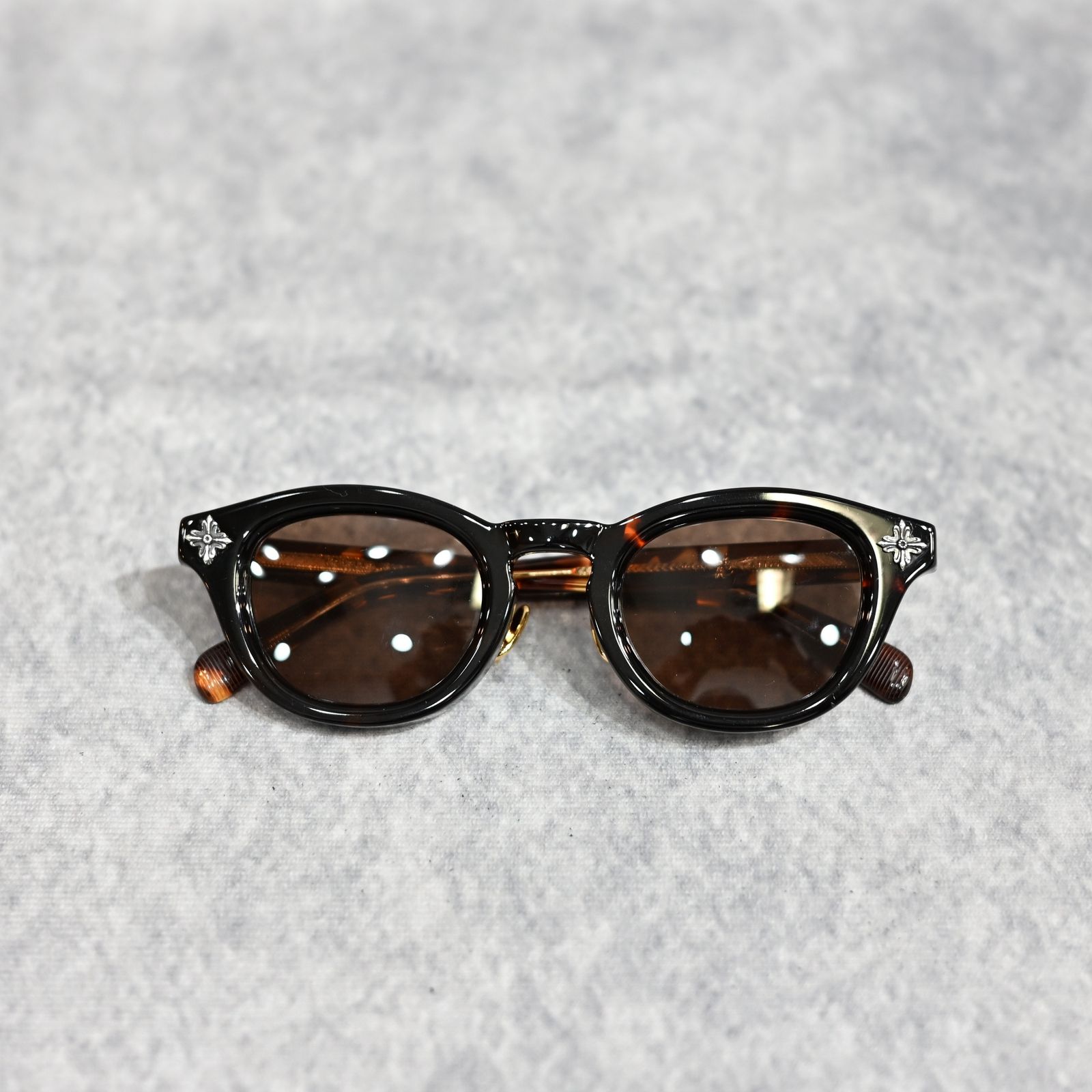 THE LINE × CASABLANCA サングラス タイプ 2 （BROWN×L.GRAY / ブラウン×ライトグレー） CAS-02