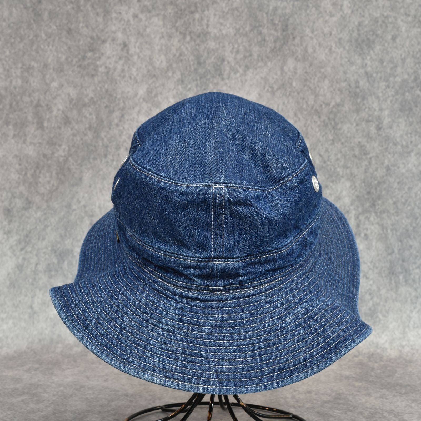 8oz Denim Jungle Hat "BARNES" (FADE WASH)｜ジャングルハット｜Y01007