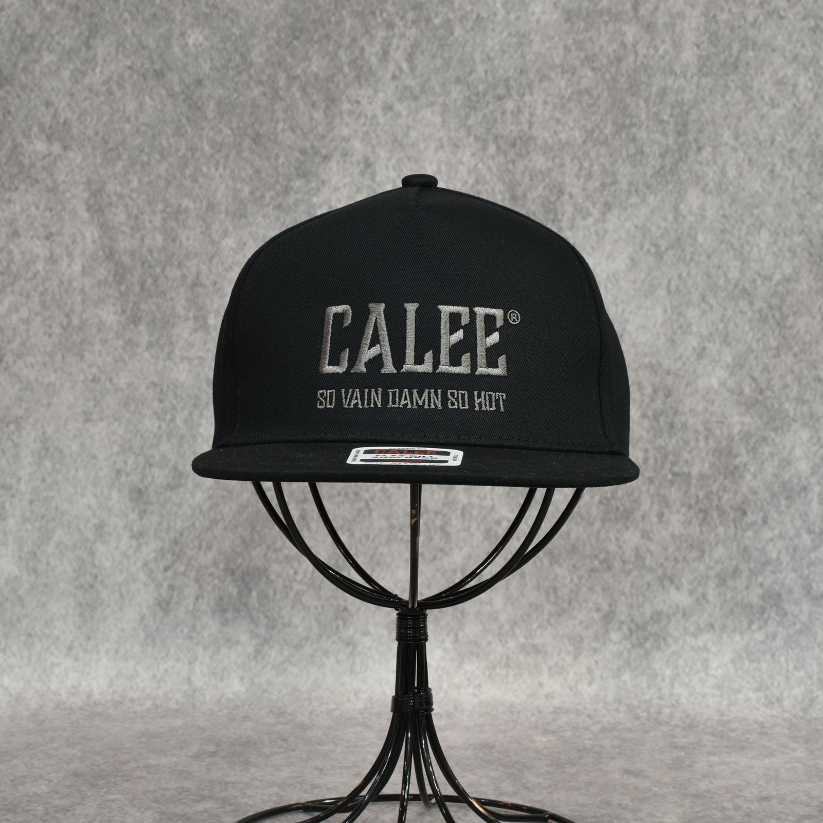 CALEE NATIONAL LOGO SOUVENIR CAP (BLACK/CHARCOAL)｜ベースボール キャップ｜CL-25EA001EX