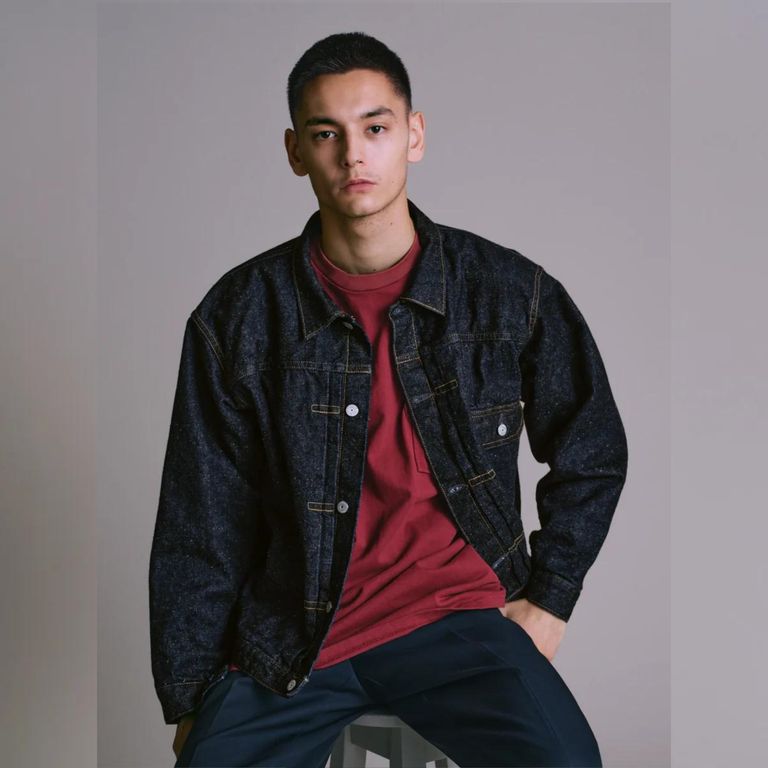 digne collarless jacket ディニュ コットン ジャケット digne collarless jacket ディニュ コットン ジャケット