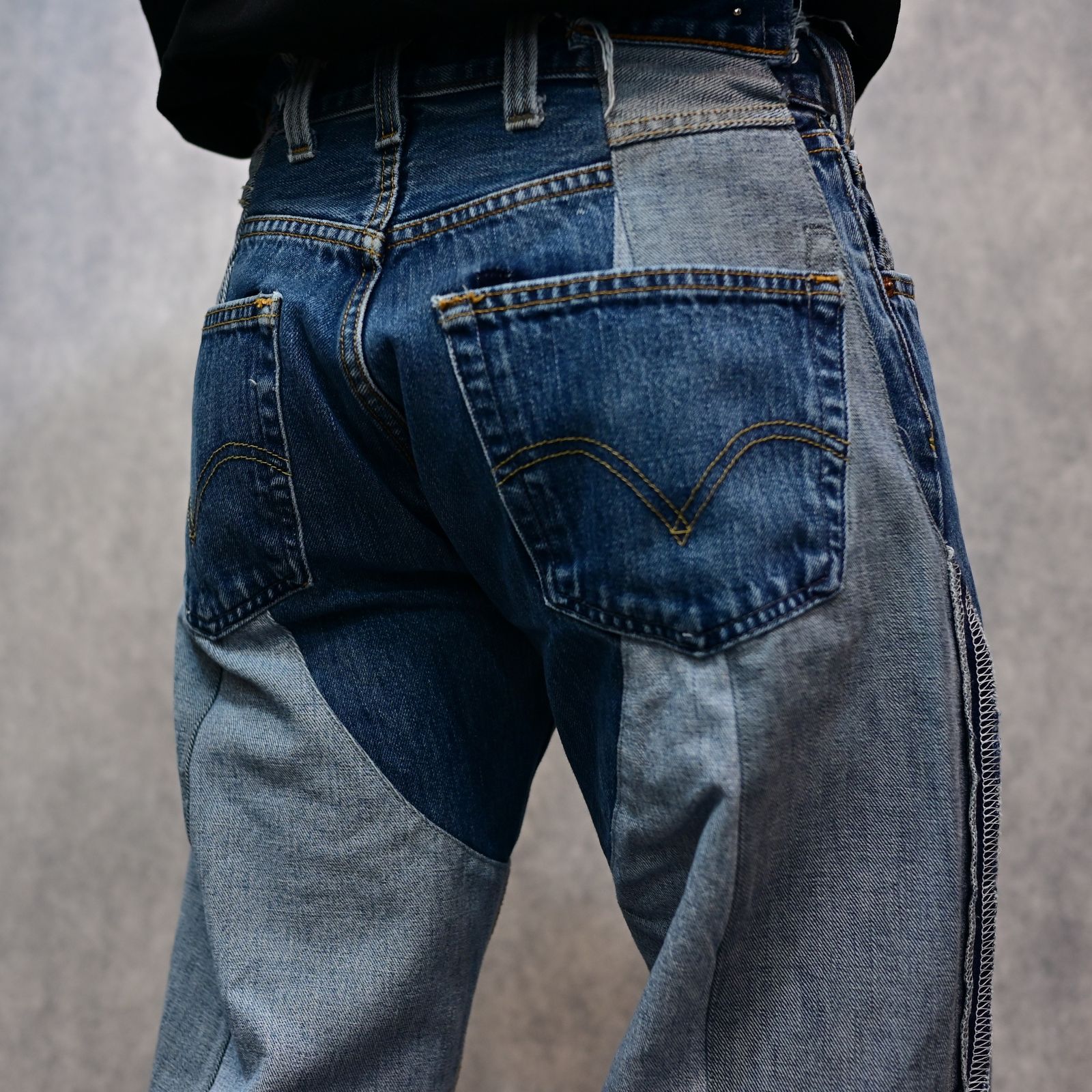 OLD PARK×MINEDENIM Inside out Chaps Jeans （USS） / MND-25SSOP002