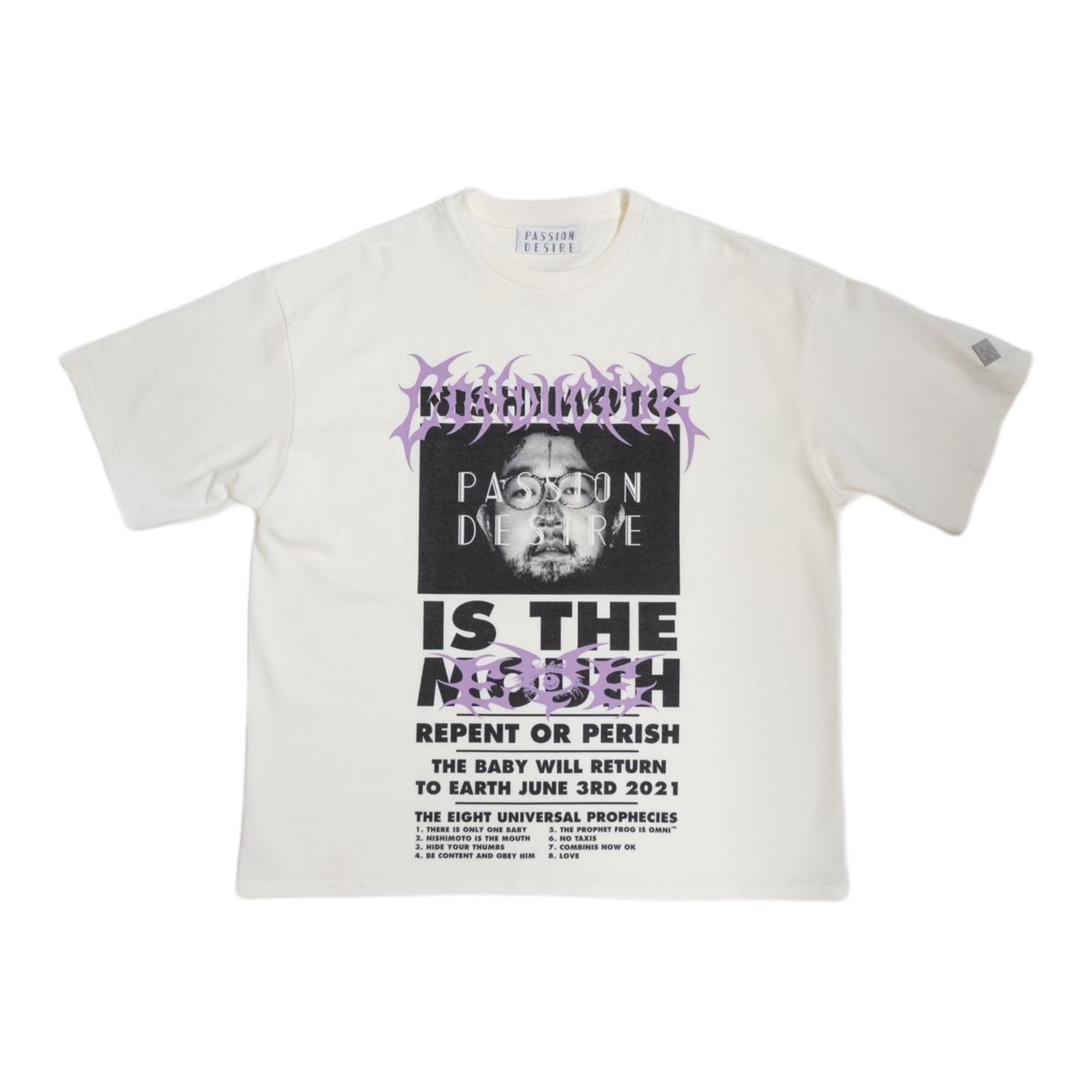 xNISHIMOTO IS THE MOUTH COTTON CLASSIC T-SHIRT (WHT) / ニシモト イズ ザ マウス クラシック Tシャツ
