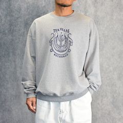 TEX ELLAS Buckeroo Crewneck Pullover （GRT） / クルーネックプルオーバースウェット  （グレー） 2503-4002