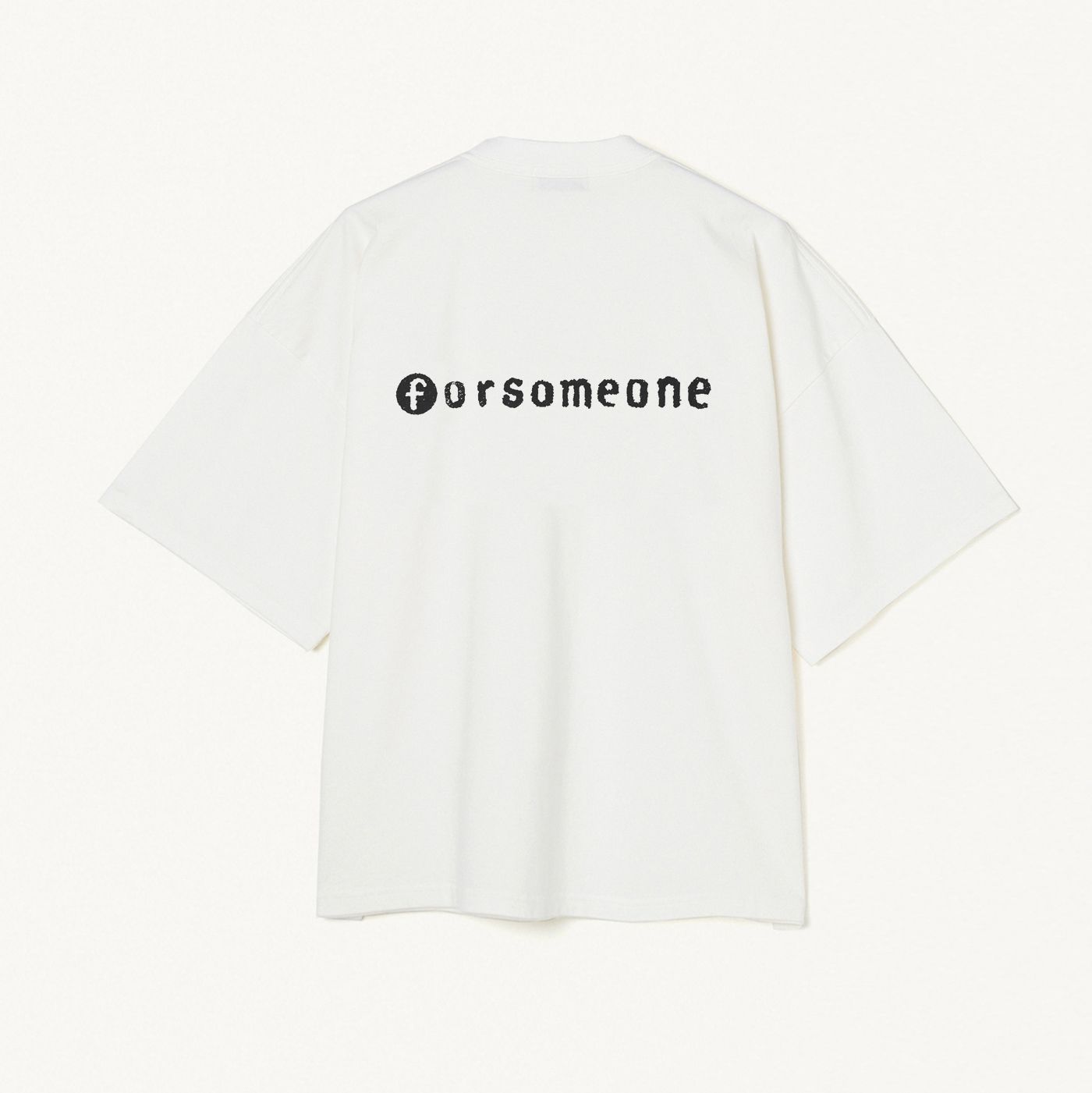 FORSOMEONE - FLOWER BIG T (O.WHITE) / Tシャツ オフホワイト | chord