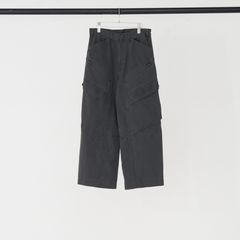 【25AW先行予約】 DOUBLE DYE CHINO PT (BLACK)｜二重染め チノパンツ｜475203