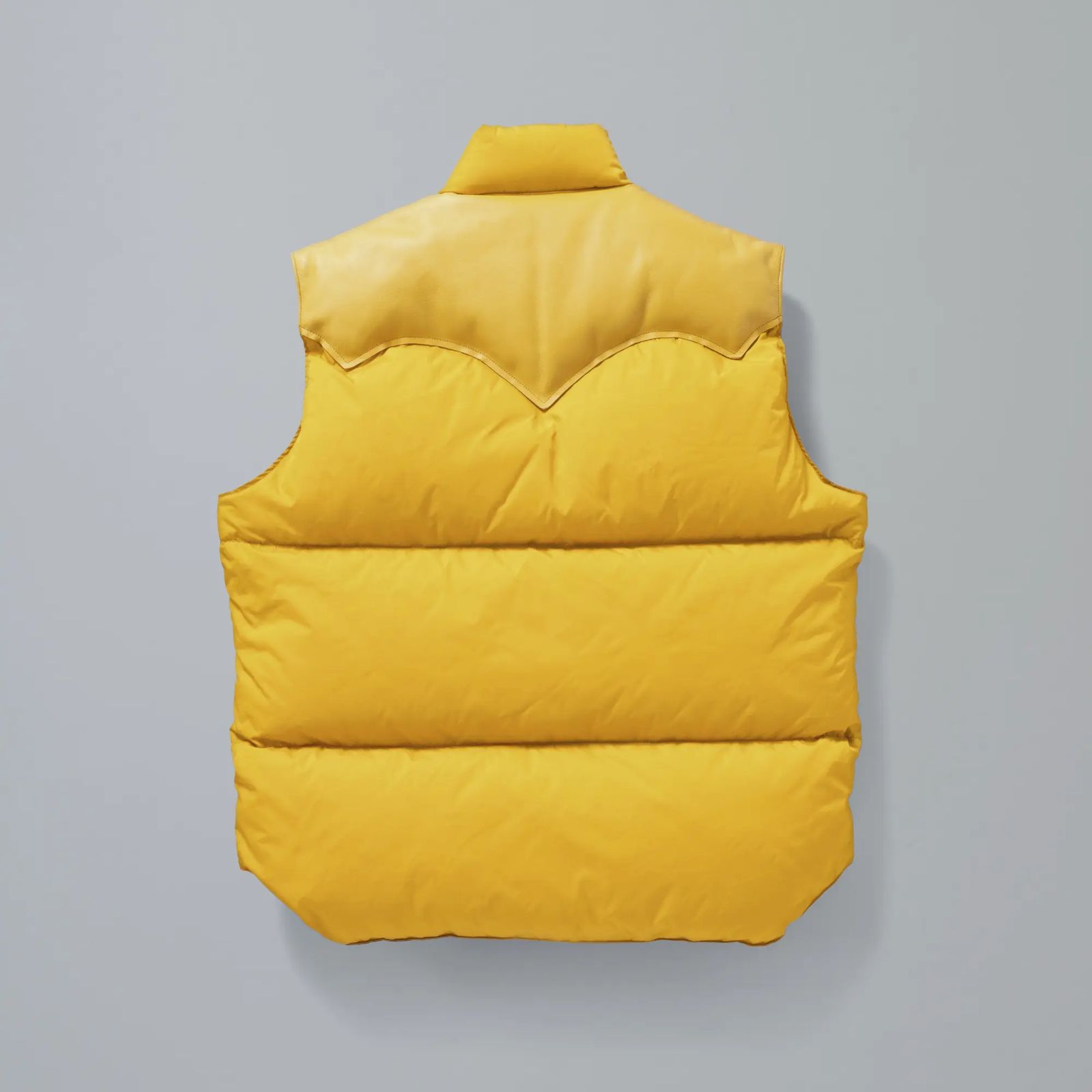 ＃032 REVERSIBLE DOWN VEST / ROCKY MOUNTAIN （YELLOW × NAVY） / ロッキーマウンテン ダウンベスト （イエロー × ネイビー）