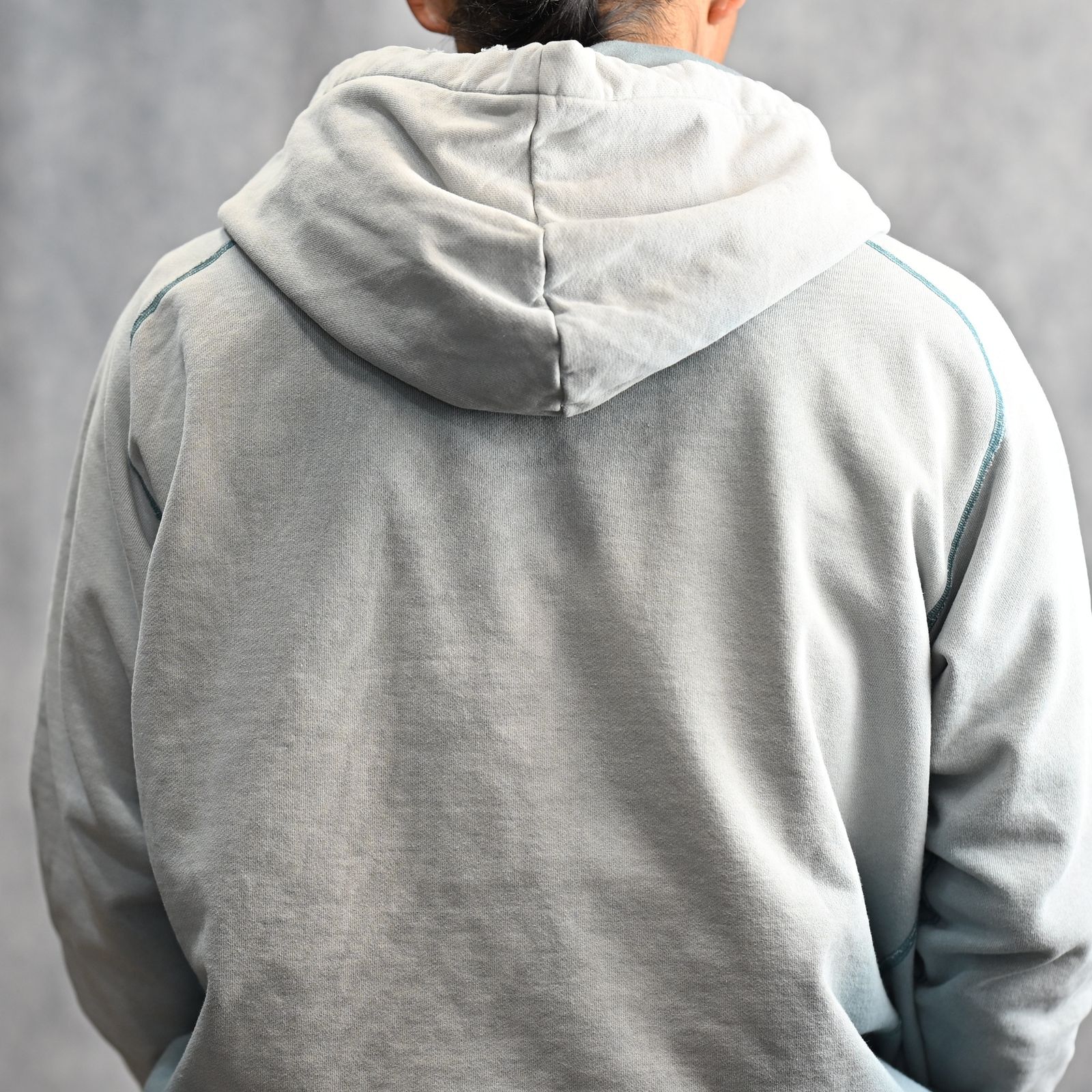 W-V AFTER HOODIE (BLUE / ブルー) パーカー フーディー 2401002M