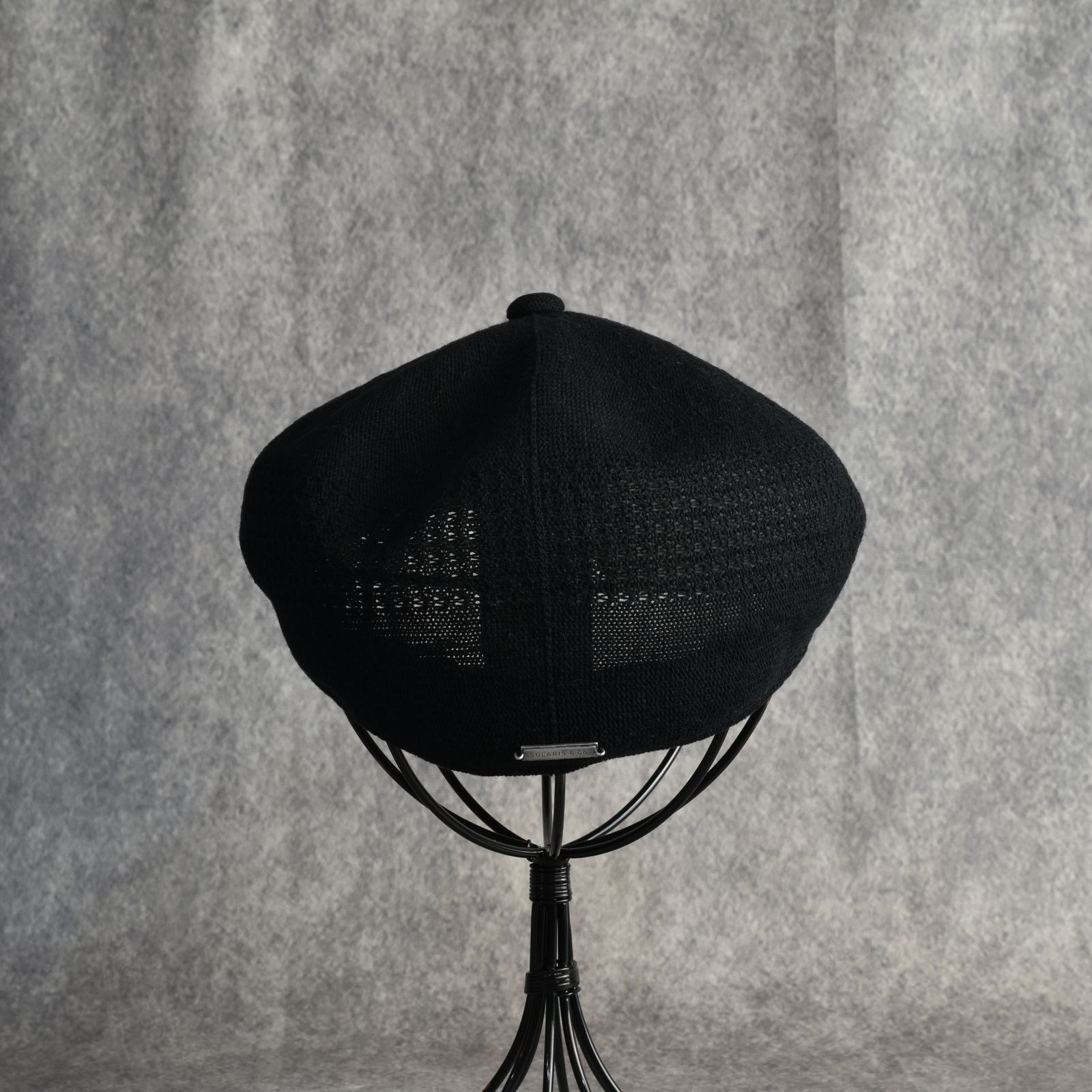 Linen Hunthing Cap "GENTLEMAN" (BLACK) / リネン ハンチング帽