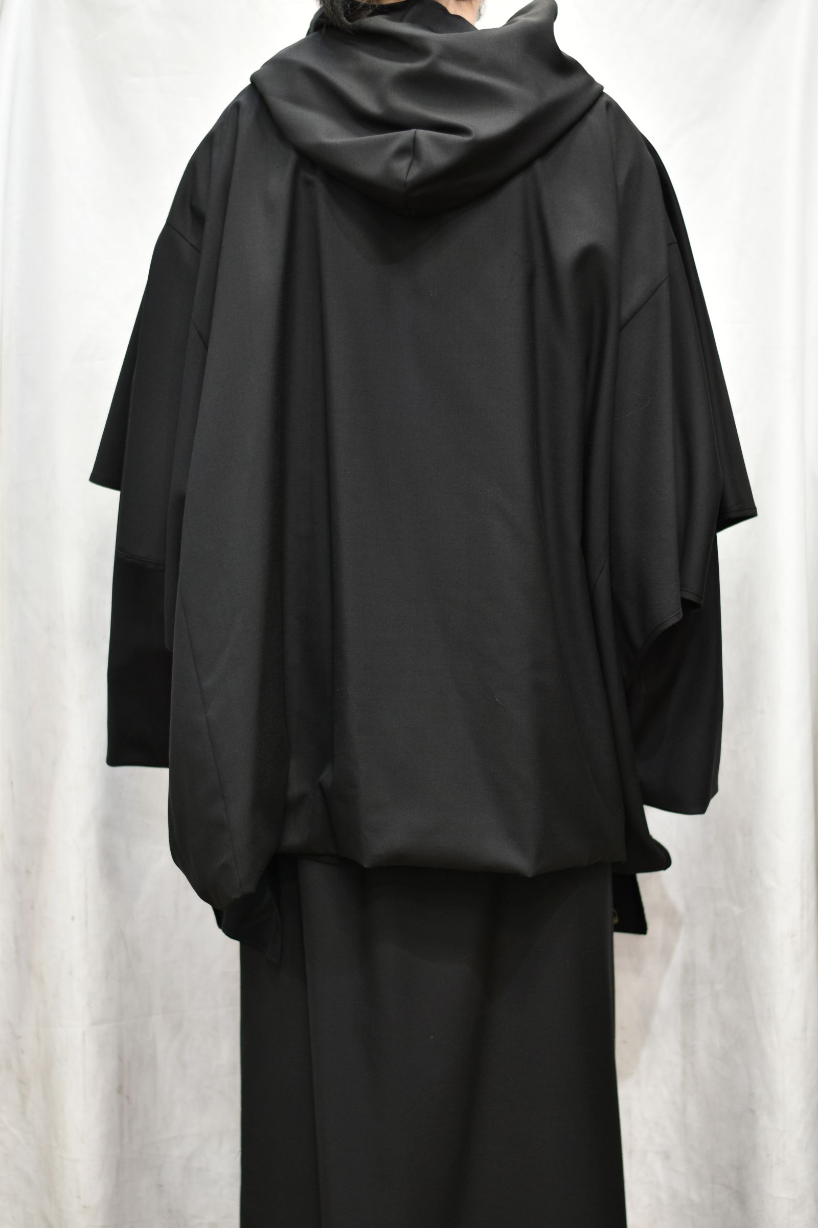 Ground Y - T/W Gabardine Big Cape | chord online store