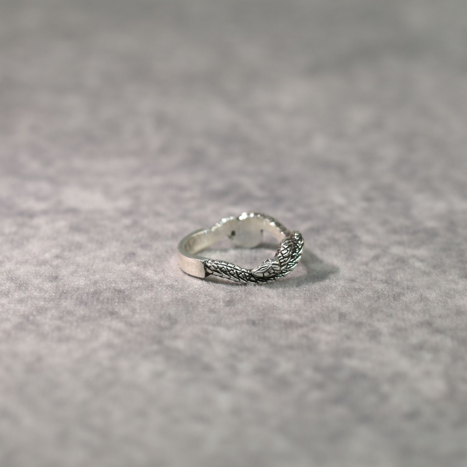 × D.O.D SILVER SNAKE PINKY RING ＜EXCLUSIVE＞ (SILVER)｜× ディーオーディー スネーク ピンキーリング｜CL-25AW002JW EX