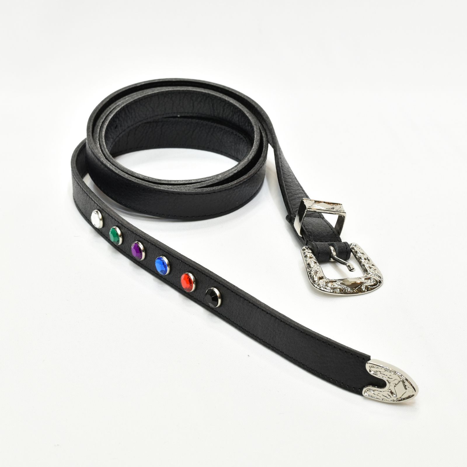 el conductorH - STONE STUD BELT (MULTI) | chord online store