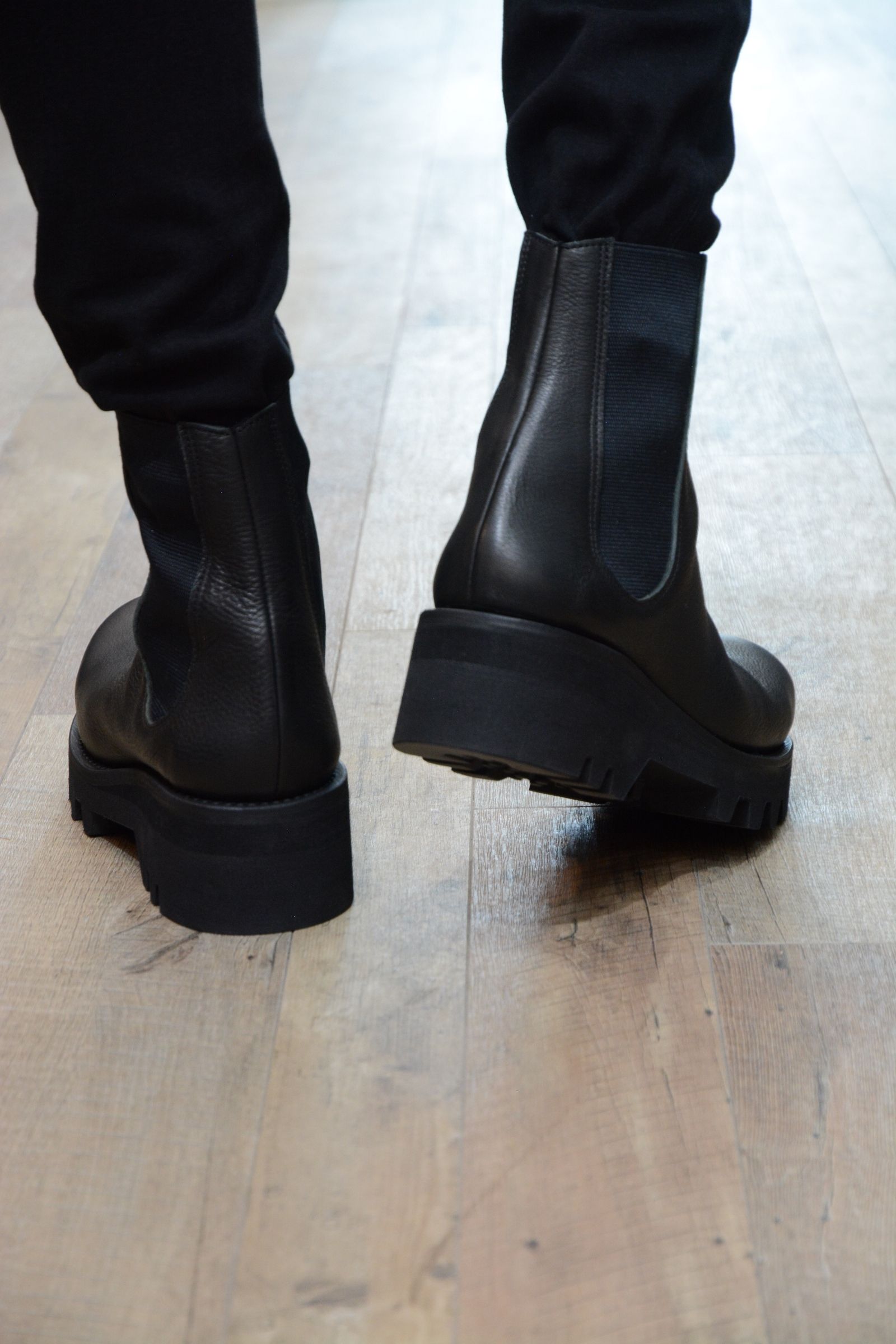 予約商品 ［Portaille × chord］ side gore boots （black） / サイドゴアブーツ （ブラック） ｜納期:3ヶ月程度 | 必ず商品説明をご覧ください。