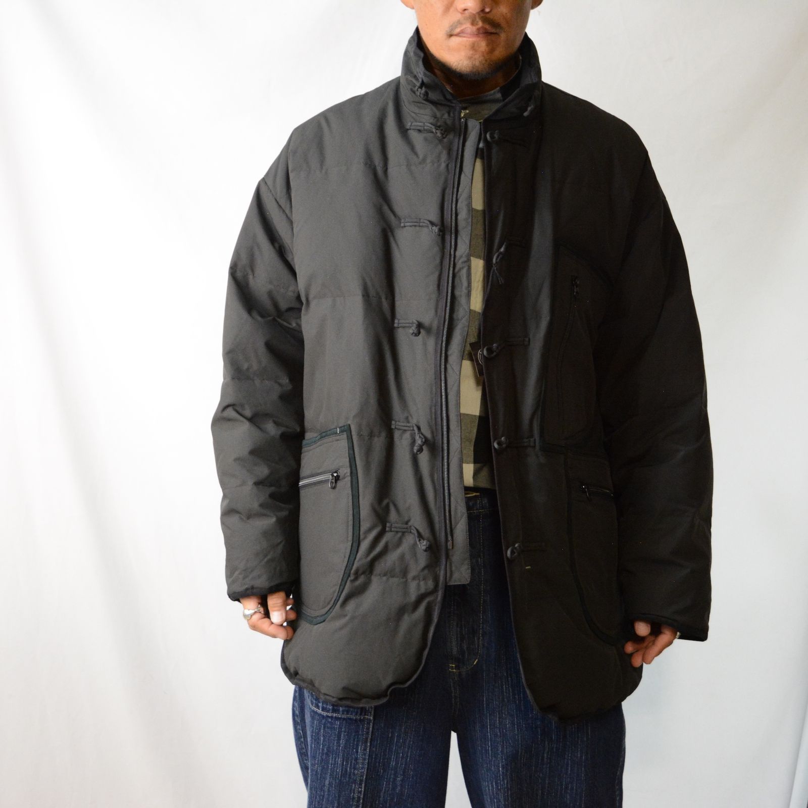 Porter Classic - CHINESE DOWN JACKET (BLACK) - チャイナ ダウンジャケット （ブラック） | chord  online store