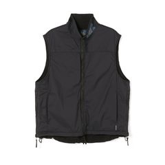 REVERSIBLE VEST （BLACK）｜リバーシブル ベスト｜9252-VE01-003