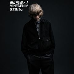MINEDENIM｜STIE-lo｜WACKO MARIA｜SUEDE LEATHER JACKET （BLK）｜スエード レザージャケット｜MDSL-WM-BL01