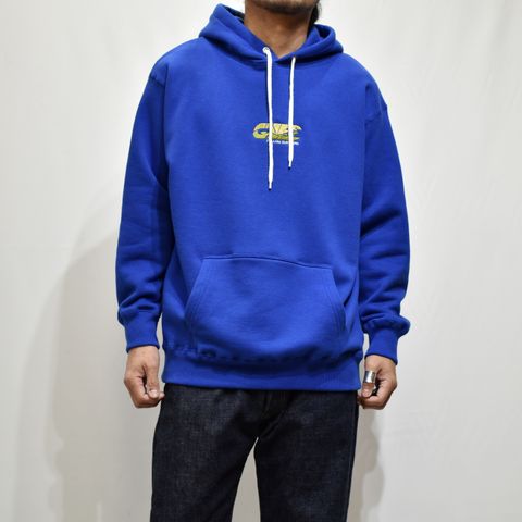 CALEE RC LOGO PULLOVER HOODIE (BLUE)