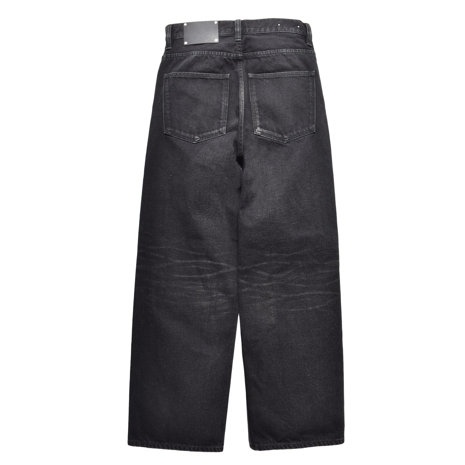 × YUKI TANAKA Wide Straight Pants （BLK） ワイドストレート デニムパンツ （ブラック）｜YT-MND-06
