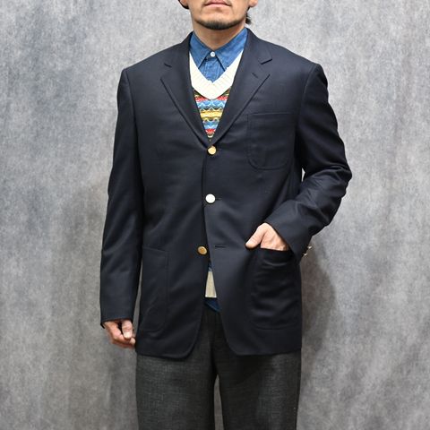 EF.Wool Saxony Blazer （DNY）｜ブレザー ジャケット｜2603-8002