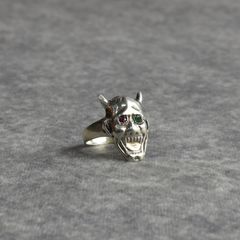 Silver925 Pinky Ring "DEVILWIFE" (SILVER) / ピンキーリング