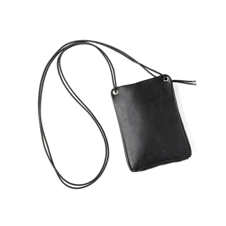 CALEE - STUDS LEATHER SHOULDER POUCH <TYPE B> (BLACK CALEE - STUDS LEATHER SHOULDER POUCH <TYPE B> (BLACK